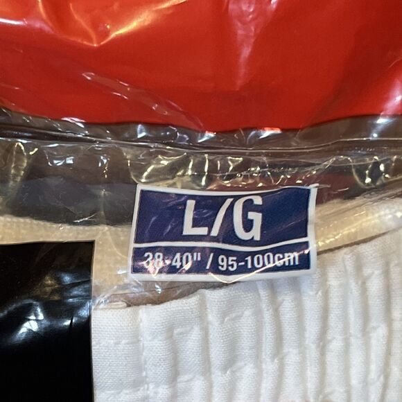 Vintage 2007 Hanes Boxer Briefs Mens L White, SEALED Cotton Blend 3 Pair Tagless - Picture 5 of 7